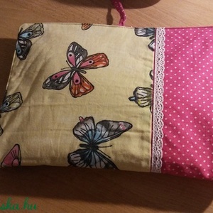 Pillangós pelenkatáska, pelenkatartó neszesszer, pelenkázó neszesszer - baba - mama - pelenkázó, babafürdető kellékek - pelenkázó neszeszer, pelenkatartó - Meska.hu