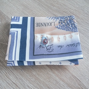 Levendula, méz mintás zsebkendő, tampon, betéttartó - táska & tok - pénztárca & más tok - zsebkendőtartó tok - Meska.hu
