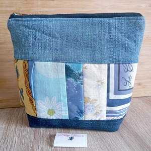Mini patchwork neszesszer - táska & tok - neszesszer - Meska.hu