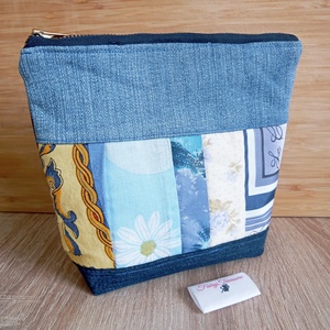 Mini patchwork neszesszer - táska & tok - neszesszer - Meska.hu