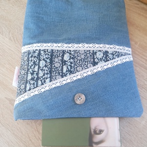 Patchwork könyvtok, tablett vagy ipad tok - könyv & zene - könyvtok - Meska.hu