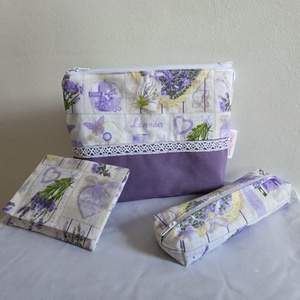 Levendula csokor neszesszer szett - táska & tok - neszesszer - Meska.hu
