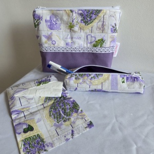 Levendula csokor neszesszer szett - táska & tok - neszesszer - Meska.hu