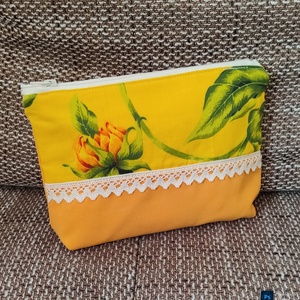 Napraforgó mintás neszeszer - táska & tok - neszesszer - Meska.hu