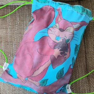 Mókuskás gymbag tornazsák - Meska.hu
