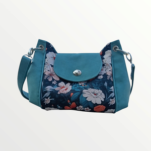Női crossbody virágos táska  - Meska.hu