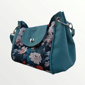Női crossbody virágos táska  - táska & tok - kézitáska & válltáska - vállon átvethető táska - Meska.hu