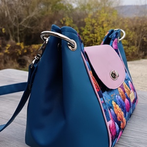 Női crossbody erdőmintás táska  - táska & tok - kézitáska & válltáska - válltáska - Meska.hu