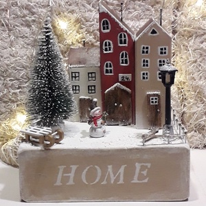 Karácsonyi polcdísz - Meska.hu