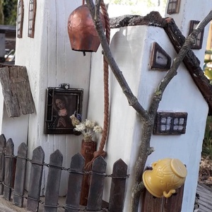 Paraszt falu. - művészet - makett, modell - Meska.hu