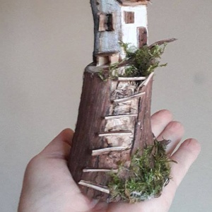 Ház a hegyen., Otthon & Életmód, Dekoráció, Dísztárgy, , MESKA