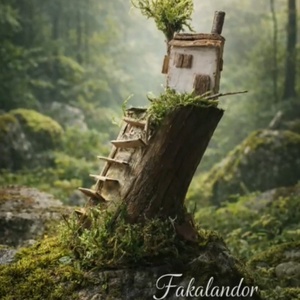 Ház a hegyen. - otthon & életmód - dekoráció - dísztárgy - Meska.hu