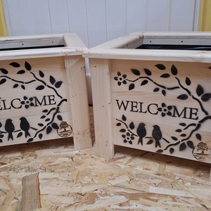 Balkon láda - otthon & életmód - ház & kert - virágláda, balkonláda - Meska.hu