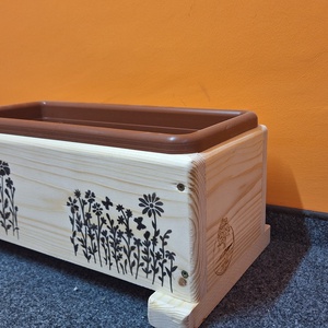 Virágmintás balkon tartó - otthon & életmód - ház & kert - virágláda, balkonláda - Meska.hu
