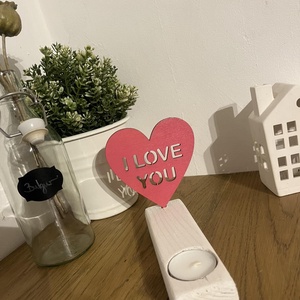 Szív kivetítős mécses, Szivecskés mécses tartó, Valentínnapi mécses - otthon & életmód - gyertya, illat, aroma - mécses és mécsestartó - Meska.hu