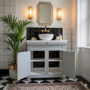 Vintage szecessziós jégszekrény/mosdószekrény anno 1905 - otthon & életmód - fürdőszoba - fürdőszobai tároló - Meska.hu