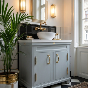 Vintage szecessziós jégszekrény/mosdószekrény anno 1905 - otthon & életmód - fürdőszoba - fürdőszobai tároló - Meska.hu