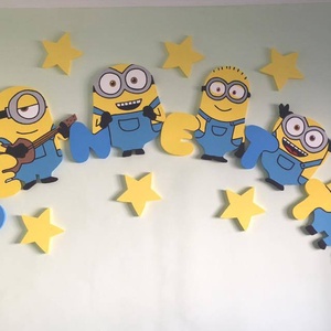 Gyerekszoba babaszoba fali dekoráció az ár 1db  minimum 50cm figurás betűre vonatkozik nálatok ki a kedvenc? , Otthon & Életmód, Babaszoba, gyerekszoba, Babaszoba dekoráció, Festészet, MESKA
