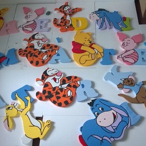 Gyerekszoba babaszoba fali dekoráció az ár 1db  minimum 50cm figurás betűre vonatkozik nálatok ki a kedvenc?  - otthon & életmód - babaszoba, gyerekszoba - babaszoba dekoráció - Meska.hu