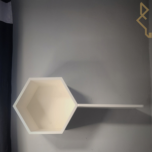 Hexagon könyves polc 100x45x30cm - otthon & életmód - bútor - polc - Meska.hu