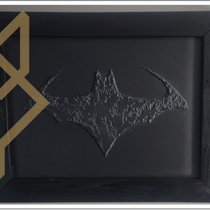 Batman 3D fali kép keretezve 50x37 cm - otthon & életmód - dekoráció - kép & falikép - 3d képek - Meska.hu