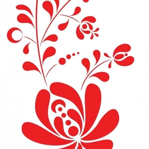 Piros kalocsai minta  falmatrica -  - Meska.hu