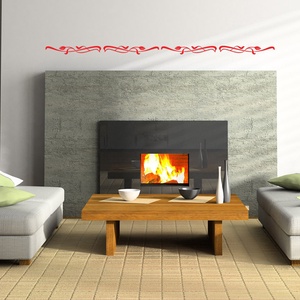 Szecessziós tulipánminták  falmatrica -  - Meska.hu