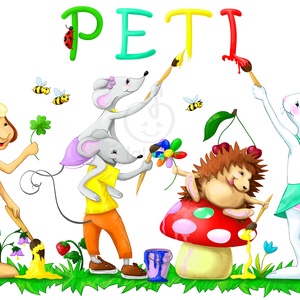 Névre szóló, egyedi falmatrica gyerekszobába -  - Meska.hu