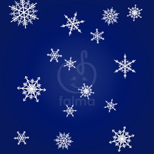 Hópelyhek falmatrica - Meska.hu