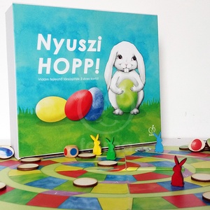 Nyuszis társasjáték óvodás kortól -  - Meska.hu