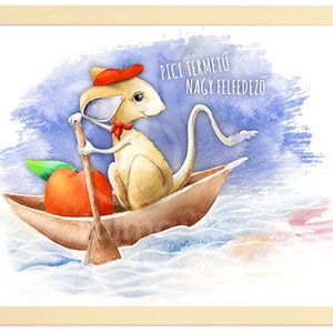 Pici termetű nagy felfedező - illusztráció -  - Meska.hu