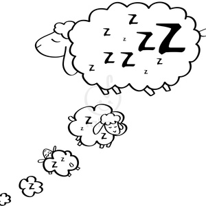 Szép álmokat - a bárányok hallgatnak falmatrica - Meska.hu