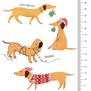 Kutyás karácsonyi matricák, Otthon & Életmód, Papír, írószer, Matrica, matrica csomag, Fotó, grafika, rajz, illusztráció, MESKA