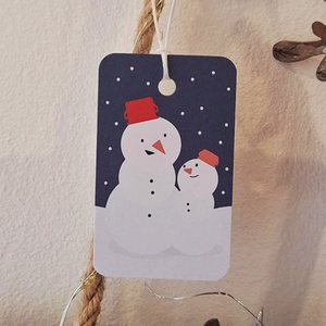 Karácsonyi ajándékkísérő kártyák - karácsony - karácsonyi ajándékozás - karácsonyi képeslap, üdvözlőlap, ajándékkísérő - Meska.hu