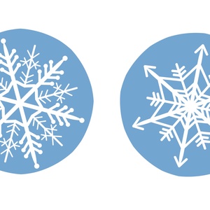 Hópelyhes  fülbevaló - ékszer - fülbevaló - lógó fülbevaló - Meska.hu