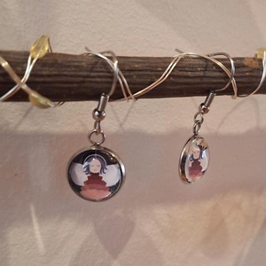 Angyal  fülbevaló - ékszer - fülbevaló - lógó fülbevaló - Meska.hu