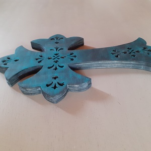 Vintage kereszt, jade - otthon & életmód - vallás - kereszt - Meska.hu