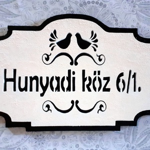 Házszámtáblák, Otthon & Életmód, Ház & Kert, Házszám, Festett tárgyak, MESKA