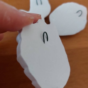 30db karácsonyi festhető natúr gipszfigura - adventi naptár zsebekbe is - diy (csináld magad) - egységcsomag - Meska.hu