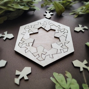 Fraktál hal kirakó - játék & sport - puzzle - kirakó, kocka kirakó - Meska.hu