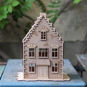 gyűjtő ház, nászajándék, esküvői pénzgyűjtő, egyedi névvel, dátummal. - esküvő - emlék & ajándék - nászajándék - nászajándék gyűjtők - Meska.hu