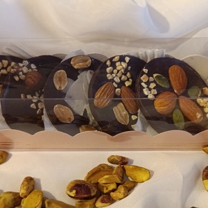 Almond chocolate tallér mini box - élelmiszer - édesség - Meska.hu