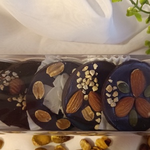 Almond chocolate tallér mini box - élelmiszer - édesség - Meska.hu
