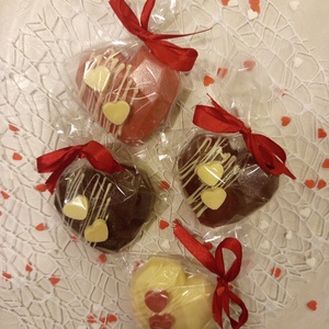 Valentín napi forró csokoládé bomba szív, Élelmiszer, Édesség, Kézműves csokoládé, , MESKA