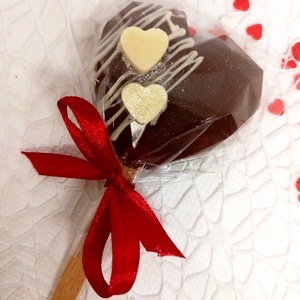 Valentín napi pálcikás forró csokololádé bomba, Élelmiszer, Édesség, Kézműves csokoládé, , MESKA