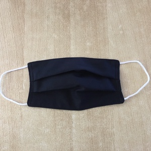 Férfi fekete textil, mosható maszk, arcmaszk, szájmaszk - felnőtt -  - Meska.hu