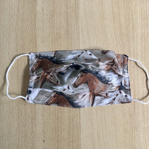 Lovas gyerek, férfi, női textil, mosható maszk, arcmaszk, szájmaszk - gyerek - gyerek - Meska.hu