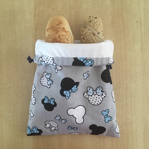 Uzsonnás tasak, zsemletartó, kiflis zsák, pamutvászon frissentartó PUL béléssel - Mickey, Minnie - ovi- és sulikezdés - uzsonna- & ebéd tartó - szendvics csomagoló - Meska.hu Uzsonnás tasak, zsemletartó, kiflis zsák, pamutvászon frissentartó PUL béléssel - Mickey, Minnie - ovi- és sulikezdés - uzsonna- & ebéd tartó - szendvics csomagoló - Meska.hu