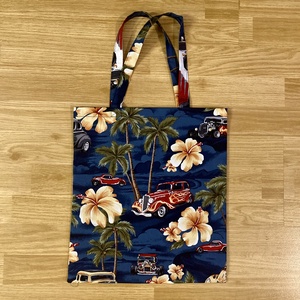 Vagány trópusi vászontáska, szatyor, válltáska - autós - táska & tok - bevásárlás & shopper táska - shopper, textiltáska, szatyor - Meska.hu