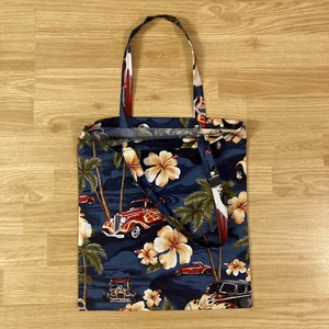 Vagány trópusi vászontáska, szatyor, válltáska - autós - táska & tok - bevásárlás & shopper táska - shopper, textiltáska, szatyor - Meska.hu